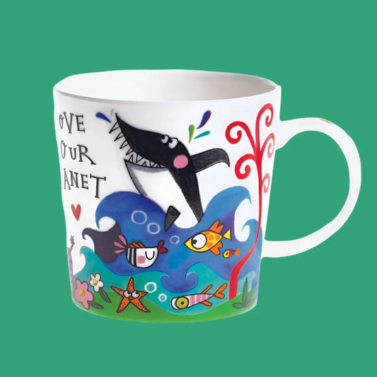 Tasse"Love our Planet" (Porzellan)