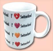 Tasse "I love Switzerland"