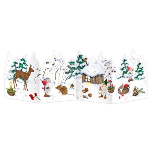 Lichtersilhouette "Weihnachtswichtel"