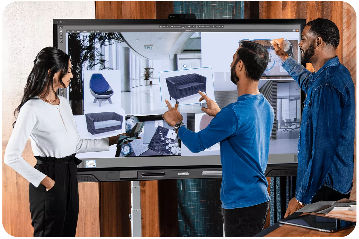 SMART Board QX275 Pro, interaktives Touch Display (UHD, 75", schwarz)
