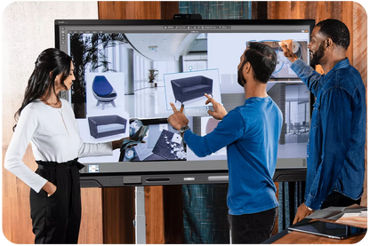 SMART Board QX275 Pro, interaktives Touch Display (UHD, 75", schwarz)