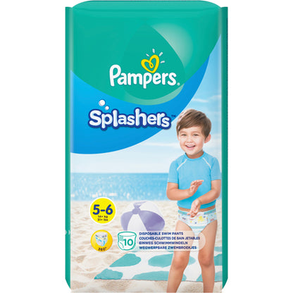 Pampers Badewindeln "Splashers", Grösse 5-6 (14+ kg, 10 Stk.)