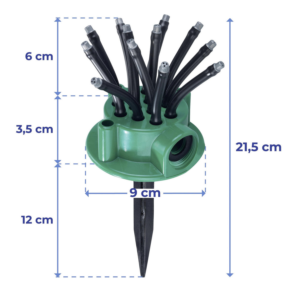 Maximex Gartensprinkler "Flex" (mit 12 flexiblen Schläuchen)