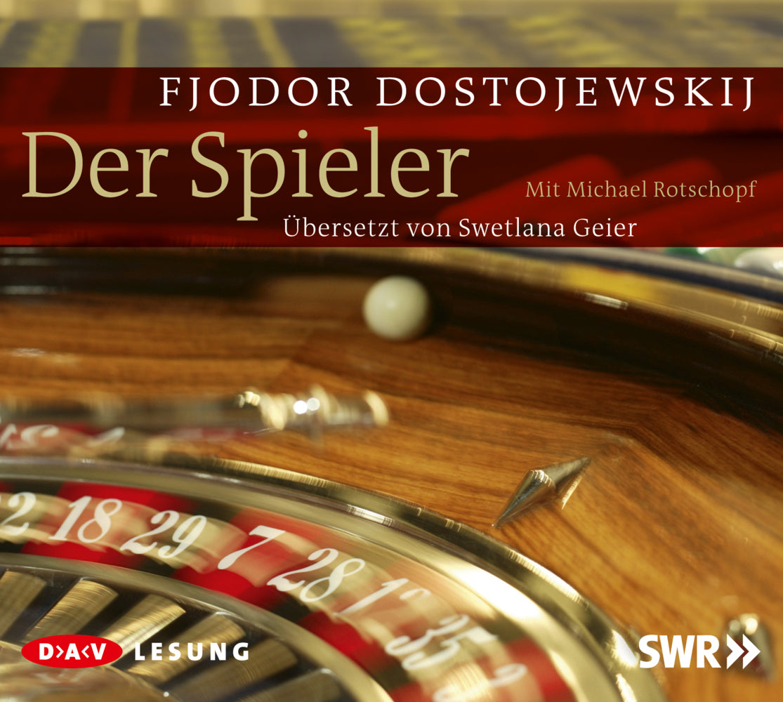 Der Spieler, 5 Audio-CDs (Fjodor M. Dostojewskij)