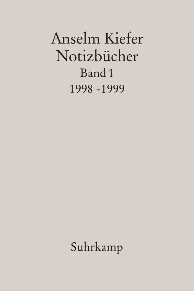 Notizbücher.Bd.1 (Anselm Kiefer)