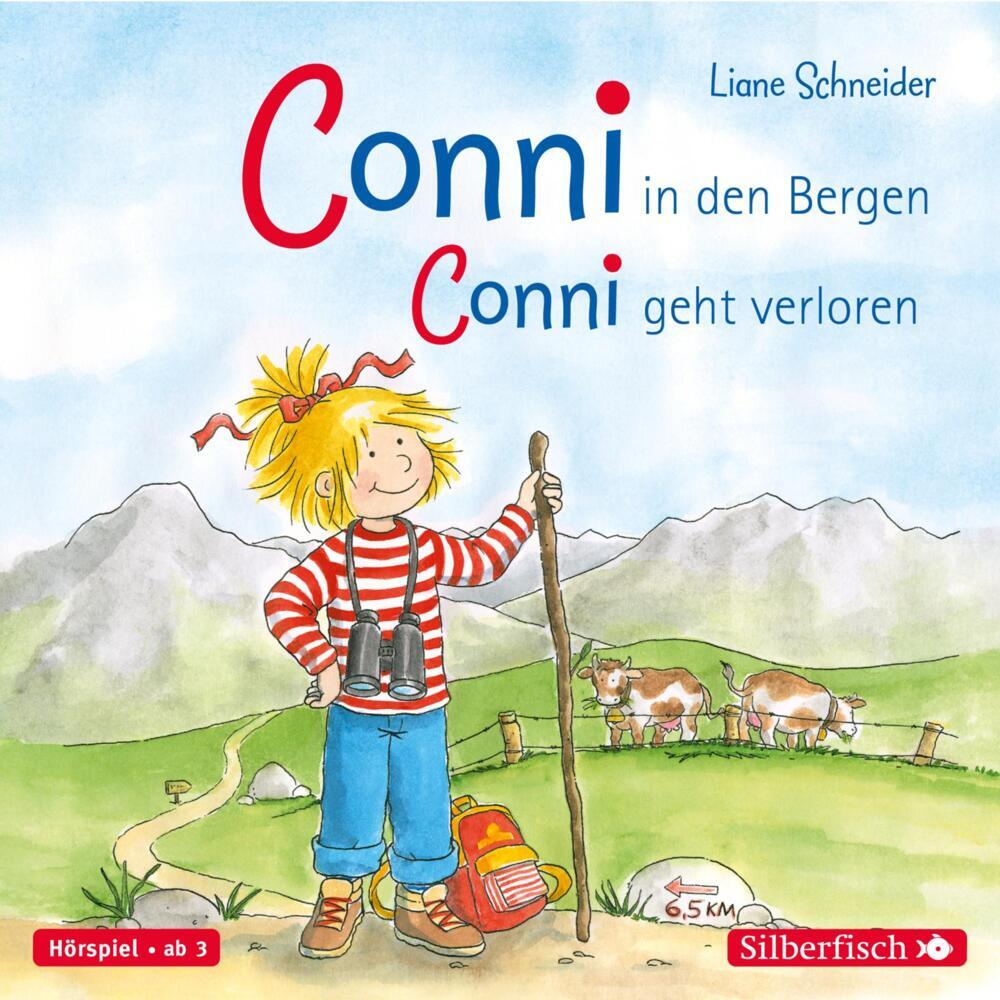 Conni in den Bergen / Conni geht verloren, 1 Audio-CD (Liane Schneider)