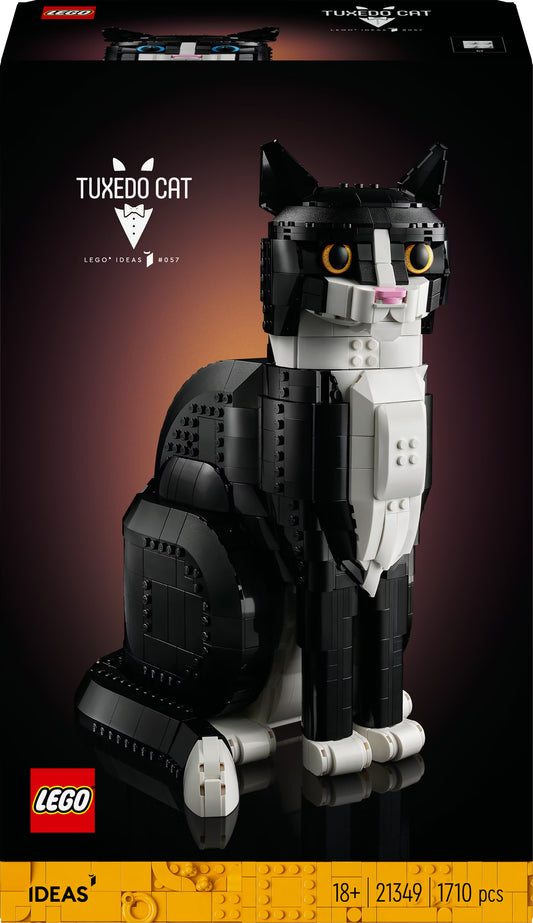 Lego  Schwarz-weisse Katze (21349)