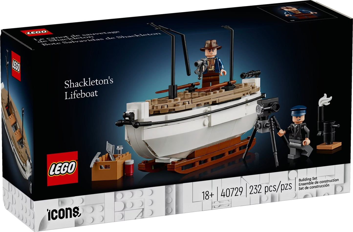 Lego Shackletons Rettungsboot (40729)