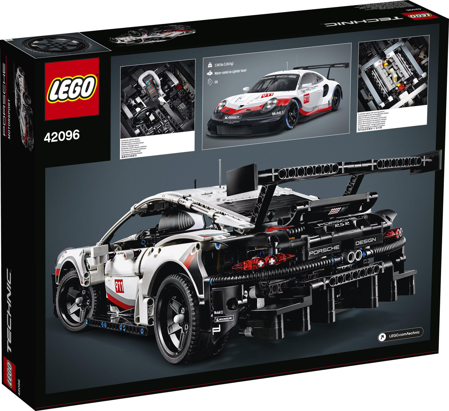Lego Technic Porsche 911 RSR (42096)