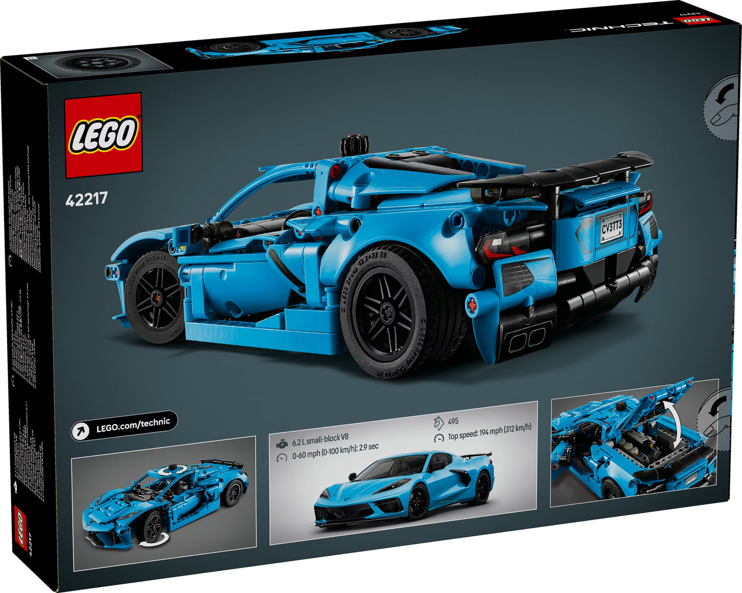 Lego Chevrolet Corvette Stingray in Blau (42217)