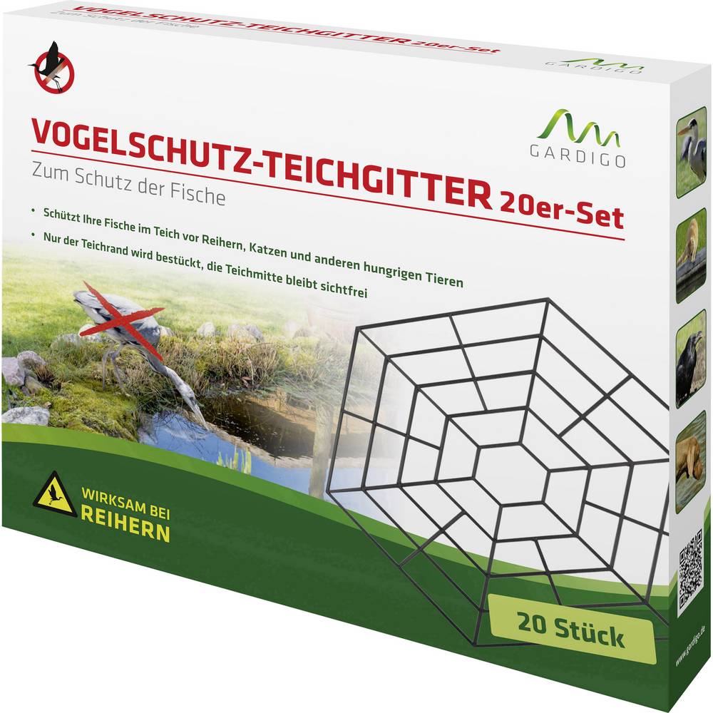 Vogelschutz-Teichgitter (20er-Set)