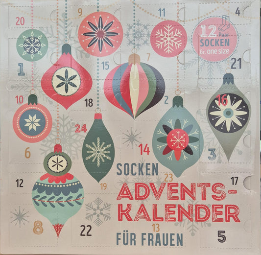 Socken Adventskalender für Frauen