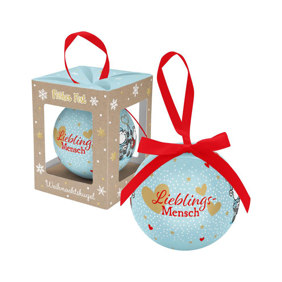 Weihnachtskugel "Lieblings - Mensch"