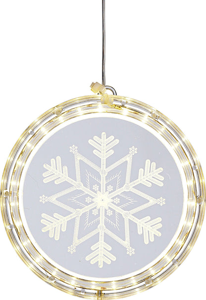 LED-Hängedeko "Snowflake", 26 LEDs
