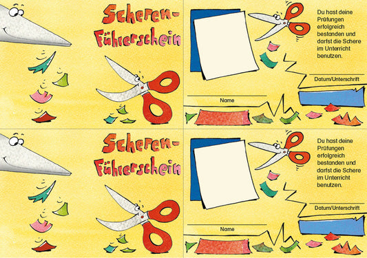 Der Scheren-Führerschein, Klassensatz (Johanna Roessler)