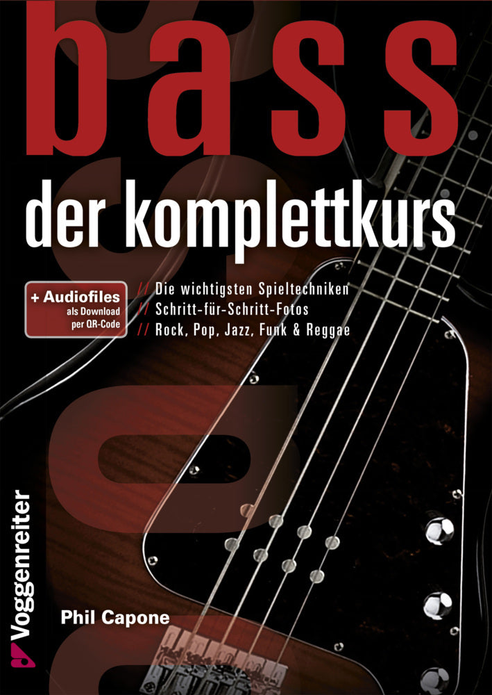 BASS - DER KOMPLETTKURS, m. 1 Audio-CD (Phil Capone)