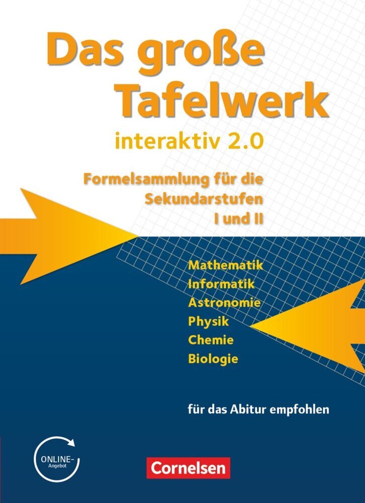 Das große Tafelwerk interaktiv 2.0 - Formelsammlung für die Sekundarstufen I und II - Allgemeine Ausgabe (außer Niedersachsen und Bayern) (Lothar Meyer)