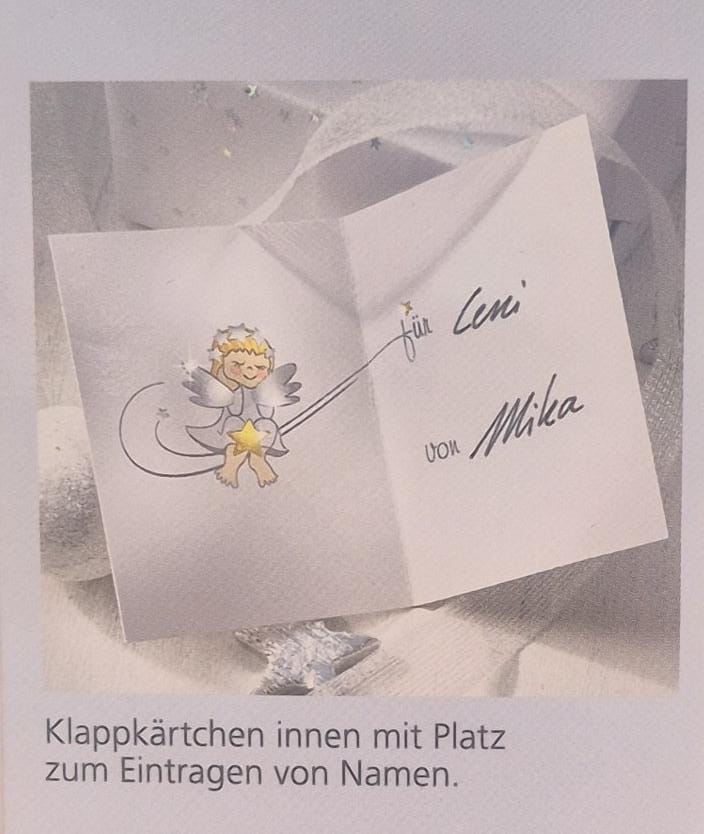 Geschenkset Engel "Anni" mit Grusskarte und Geschenkbox