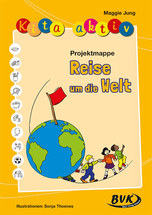 Kita aktiv Projektmappe Reise um die Welt; . (Maggie Jung)