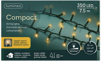 Lichterkette 7.5m mit 350LED