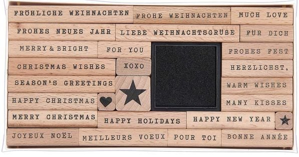 Stempelset Merry Christmas