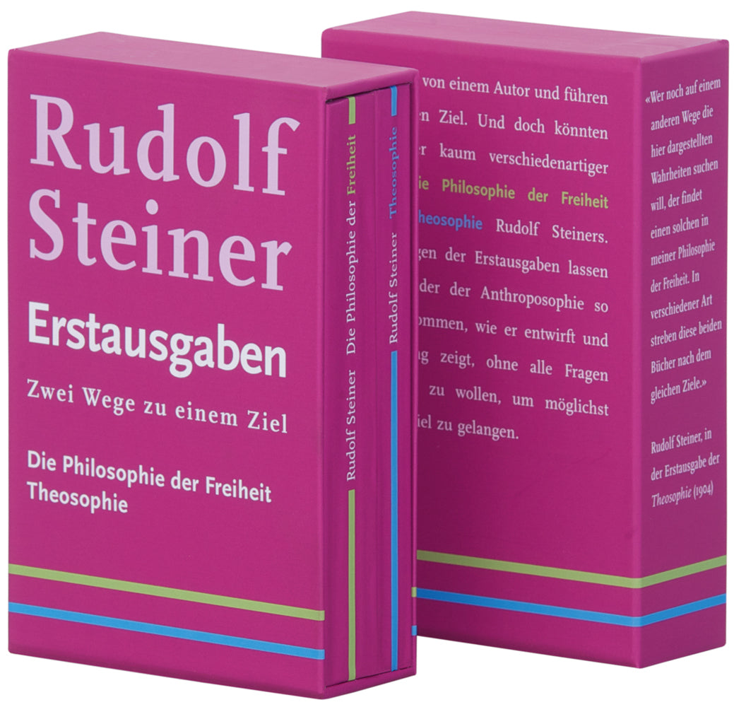 Zwei Wege zu einem Ziel: Die Philosophie der Freiheit (1894); Theosophie (1904) (Rudolf Steiner)