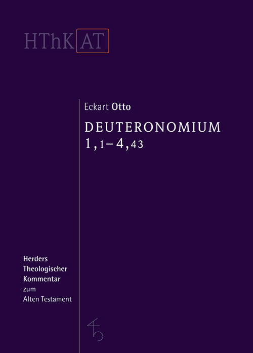Deuteronomium 1-11 (Eckart Otto)
