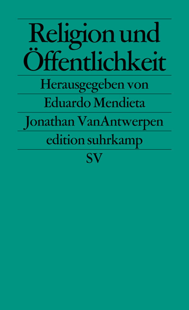 Religion und Öffentlichkeit (Eduardo Mendieta)