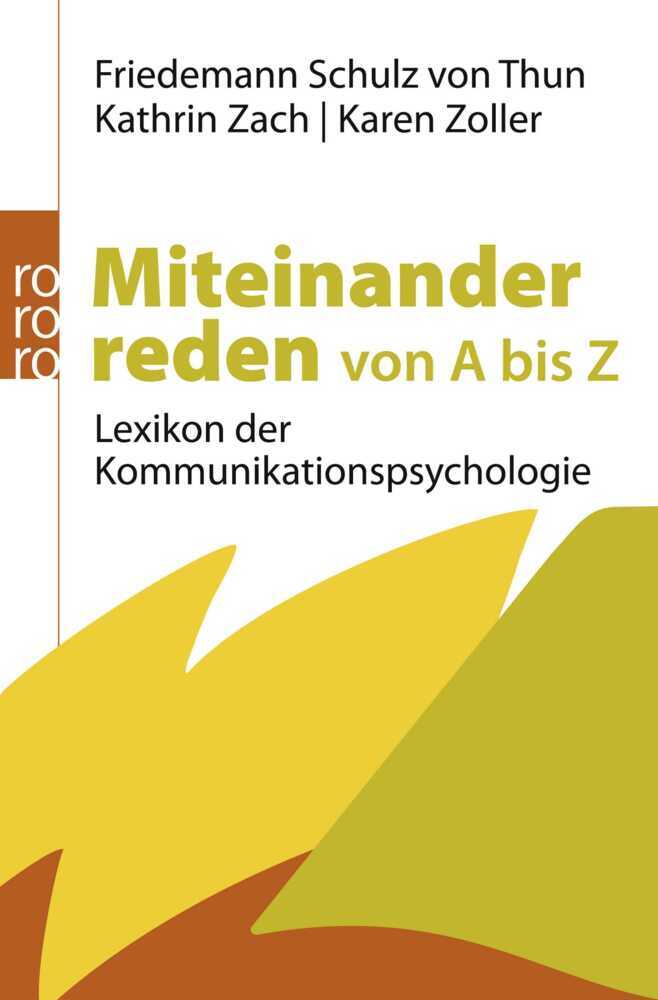 Miteinander reden von A bis Z (Friedemann Schulz Von Thun)