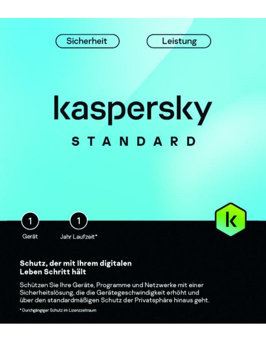 Kaspersky Standard (1 PC) [PC/Mac/Android] (D/F/I)