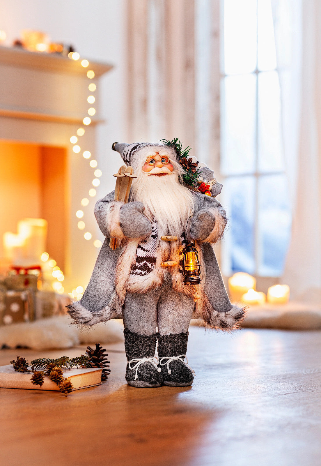 Deko-Weihnachtsmann Lennart 45 cm