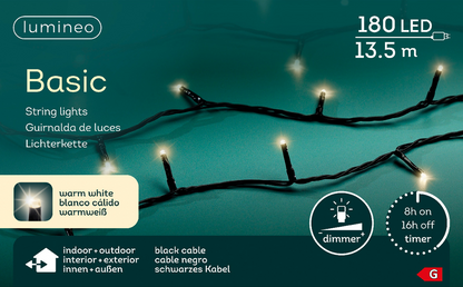 Lumineo - LED Basic-Beleutung - 13,5m - 180 Lichter