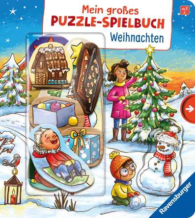 Mein grosses Puzzle-Spielbuch: Weihnachten von Ravensburger
