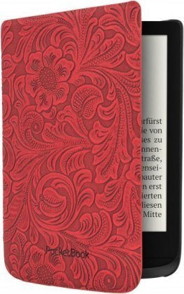 PocketBook Cover Shell Comfort für Touch HD 3, Touch Lux 4, Basic Lux 2, Red Flowers