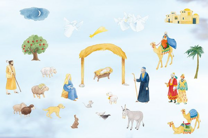 Rica auf dem Weg nach Bethlehem, Folien-Adventskalender