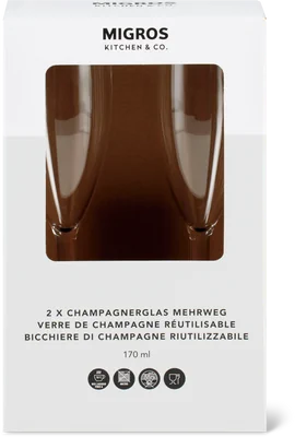 Champagner-Gläser 2 Stk.