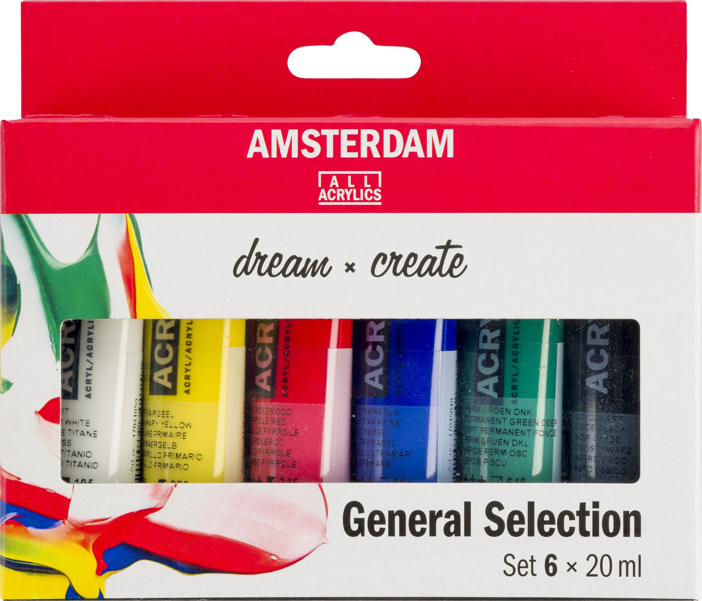 AMSTERDAM Acrylic Standard 6 Farben 20ml