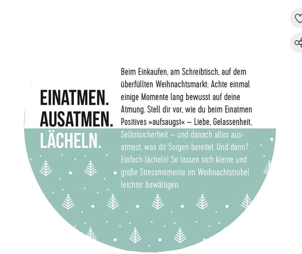 Adventskalender in der Dose. 24 Momente der Achtsamkeit