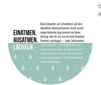 Adventskalender in der Dose. 24 Momente der Achtsamkeit