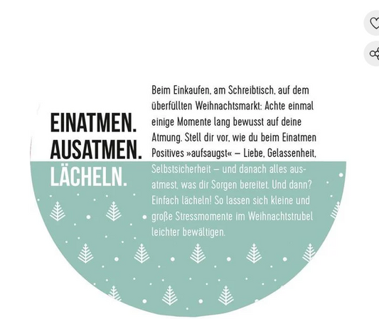 Adventskalender in der Dose. 24 kleine Yoga-Auszeiten für den Advent