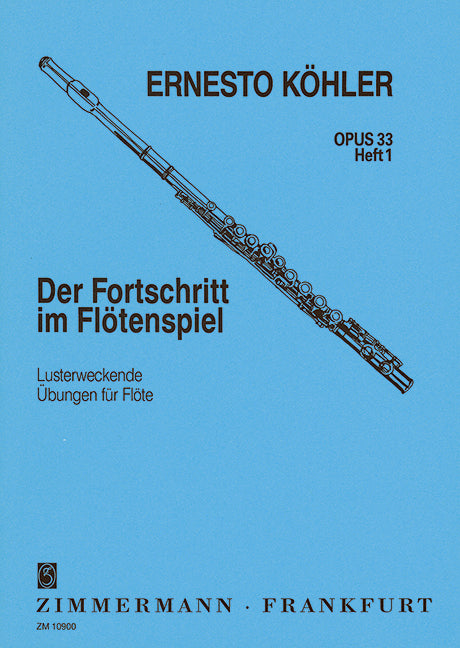 Der Fortschritt im Flötenspiel op. 33, für Flöte solo.H.1