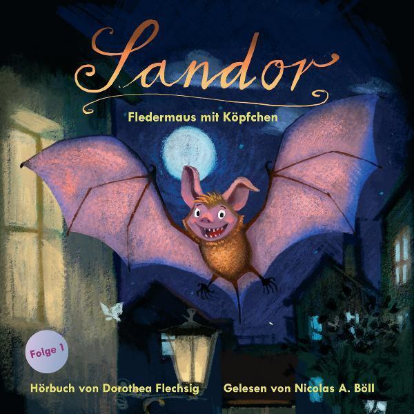 Sandor, Fledermaus mit Köpfchen, 1 Audio-CD (Dorothea Flechsig)