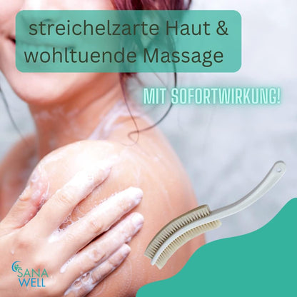 Massagebürste mit langem Stiel