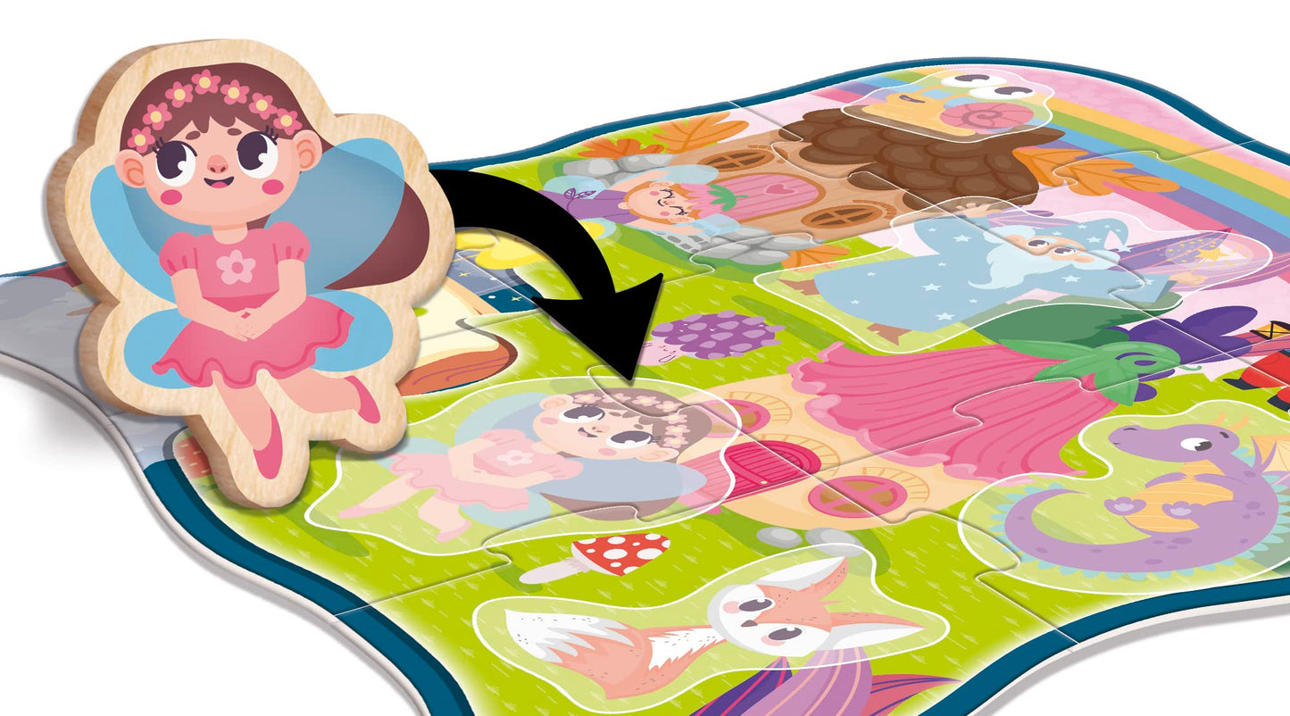 Montessori Holzpuzzle - Dream (15 Teile)