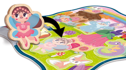 Montessori Holzpuzzle - Dream (15 Teile)