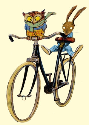 Fahrrad, Postkarten (Wolf Erlbruch)