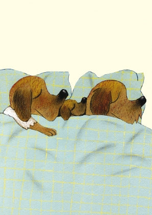 Familienbett, Postkarten (Wolf Erlbruch)