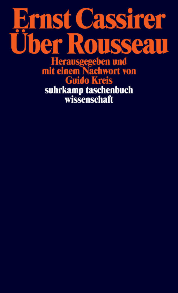 Über Rousseau (Ernst Cassirer)