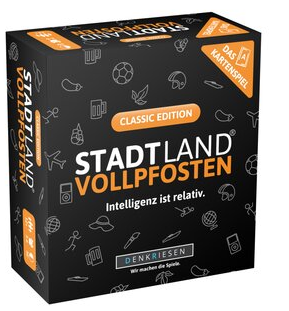 Denkriesen - Stadt Land Vollpfosten: Das Kartenspiel - Classic Edition