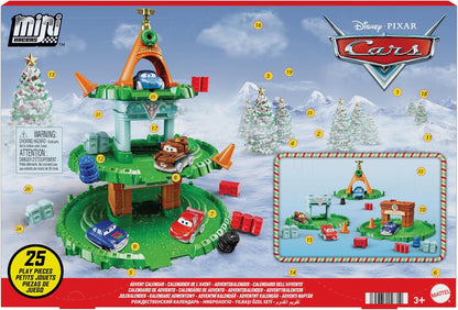 Mattel DISNEY Pixar Cars Mini-Rennauto Adventskalender